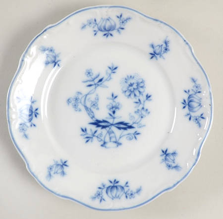 Ming Blue Bread & Butter Plate