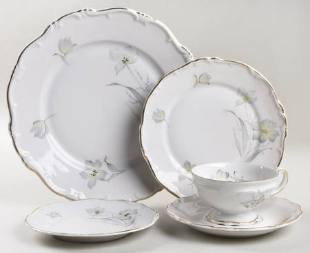 Morning Glory 5 Piece Place Setting
