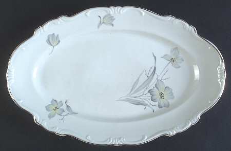 Morning Glory 15" Oval Serving Platter