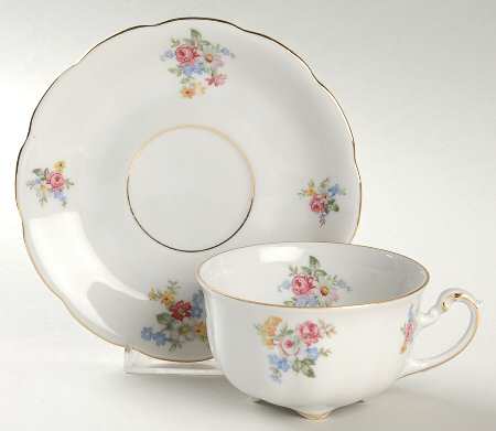 Remembrance Footed Cup & Saucer Set