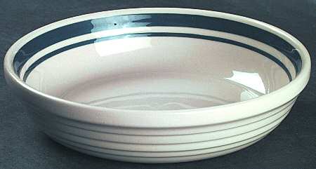 Blue Stripe 8" Individual Pasta Bowl