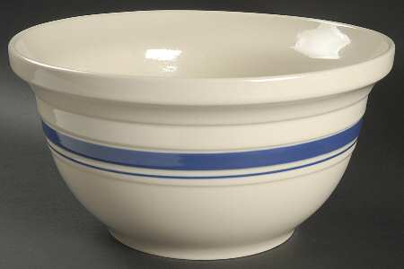 Blue Stripe 12" Mixing Bowl