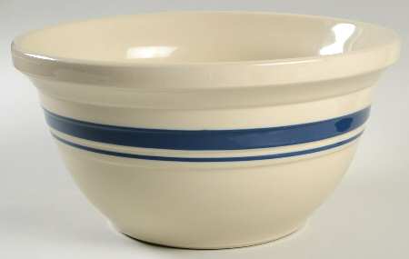 Blue Stripe 10" Mixing Bowl