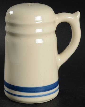Blue Stripe Stove Top Salt Shaker