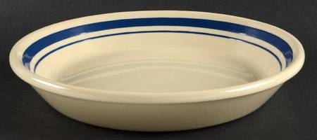 Blue Stripe 9" Pie Baking Plate