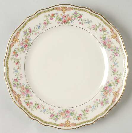 Aida (Gold Verge & Trim) Salad Plate by Franconia-Krautheim & Adelburg