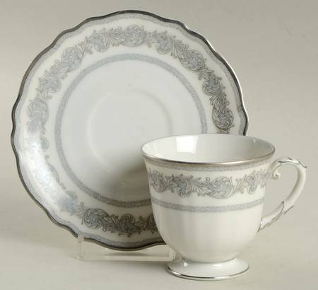 Argenta Footed Demitasse Cup & Saucer Set