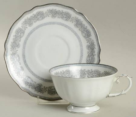 Argenta Footed Cup & Saucer Set