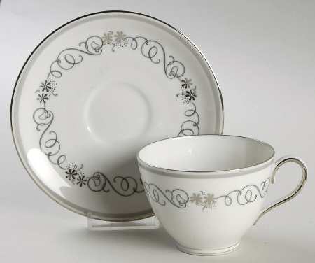 Barcarole Footed Cup & Saucer Set