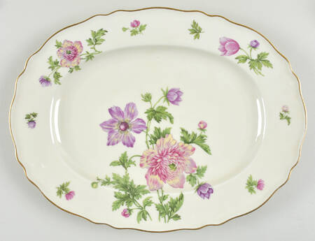 Barbara 13" Oval Serving Platter