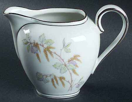 Birch Blossoms (Platinum Trim) Creamer