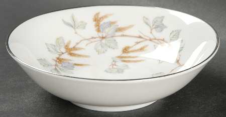 Birch Blossoms (Platinum Trim) Fruit/Dessert (Sauce) Bowl