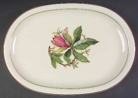 Blossoms of Spring 14" Oval Serving Platter