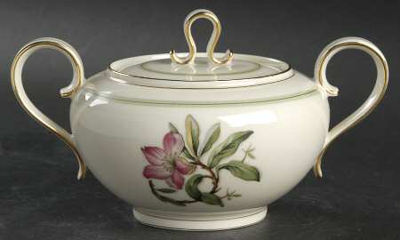 Blossoms of Spring Sugar Bowl & Lid