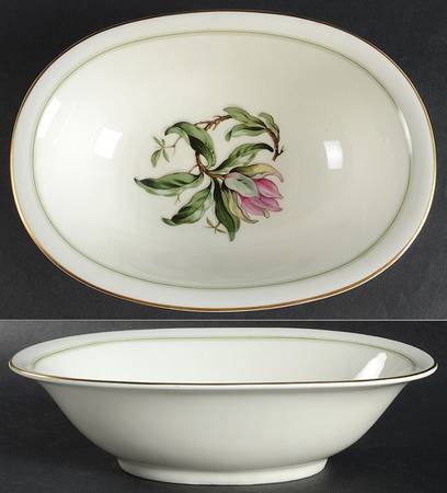 Blossoms of Spring 10" Oval Vegetable Bowl