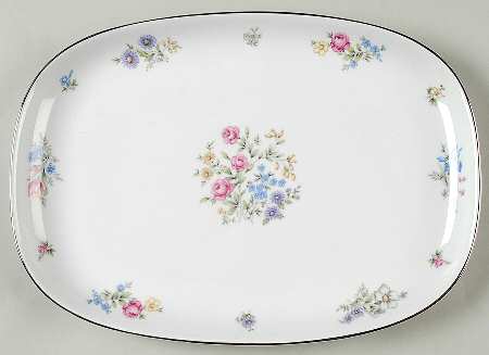 Bouquet 11" Oval Serving Platter