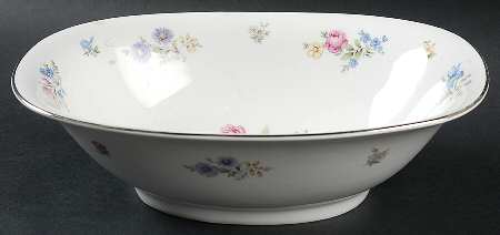 Bouquet 9" Oval Vegetable Bowl