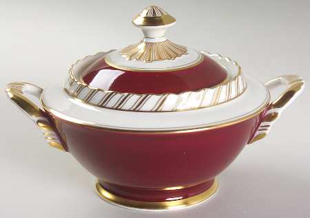Cardinal Sugar Bowl & Lid