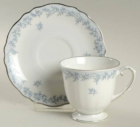 Delphine Footed Demitasse Cup & Saucer Set