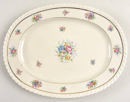 De Rose 12" Oval Serving Platter