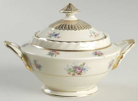 De Rose Sugar Bowl & Lid