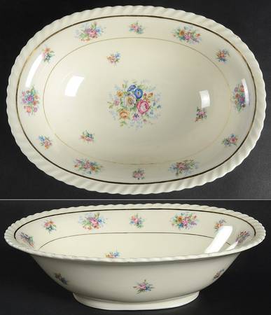 De Rose 9" Oval Vegetable Bowl