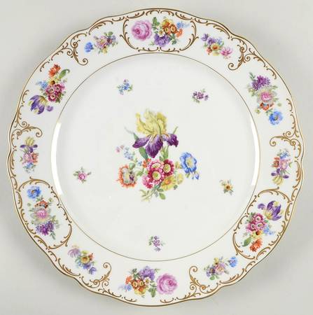 Dresden Flowers 12" Chop Plate (Round Platter)