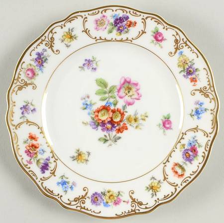 Dresden Flowers Bread & Butter Plate