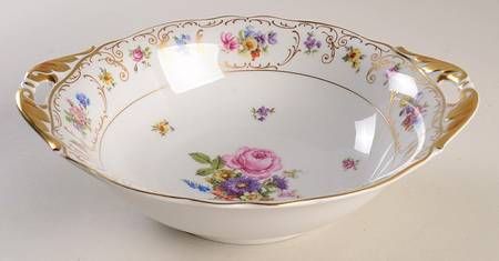 Dresden Flowers 9" Round Vegetable Bowl