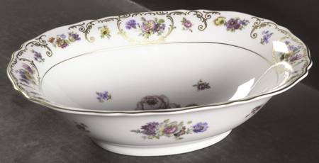 Dresden Flowers 9" Oval Vegetable Bowl