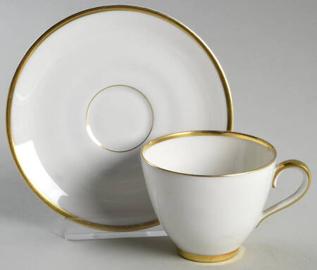 Elegance Footed Demitasse Cup & Saucer Set
