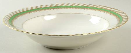 Emerald Rim Soup Bowl