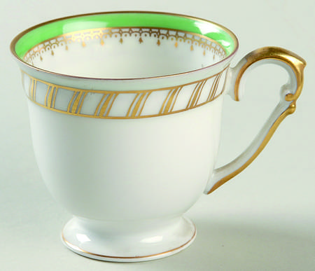 Emerald Footed Demitasse Cup