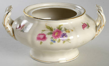 Floria (Cream Background) Sugar Bowl No Lid