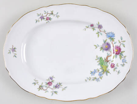 Flower Song 12" Oval Serving Platter
