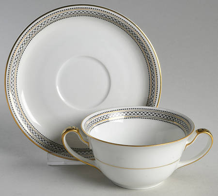 7187 Flat Bouillon Cup & Saucer