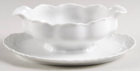 FR90 Gravy Boat with Attached Underplate