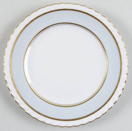 French Gray Bread & Butter Plate