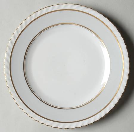 French Gray Salad Plate