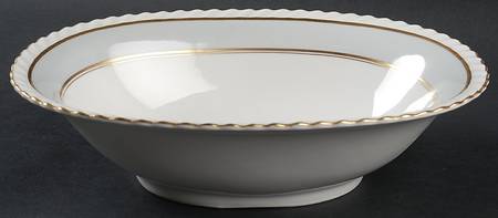 French Gray 10" Oval Vegetable Bowl