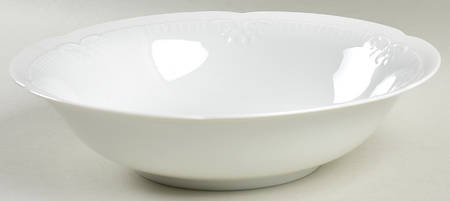 Franconia White 9" Round Vegetable Bowl
