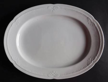 Franconia White 13" Oval Serving Platter