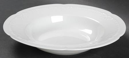 Franconia White Rim Soup Bowl