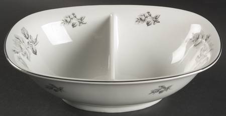 Grixella Oval Divided Vegetable Bowl