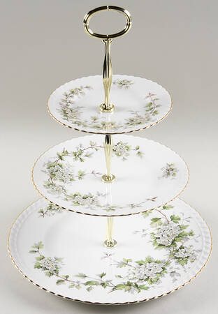 Hawthorn 13 7/8"-14 1/4" 3-Tiered Serving Tray(DP,SP,BB) HC