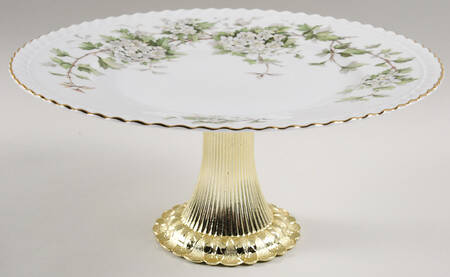 Hawthorn Cake Stand with 4"-5" Metal Pedestal  Hc