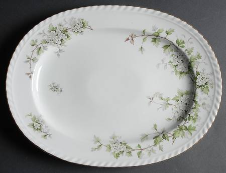Hawthorn 15" Oval Serving Platter