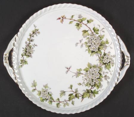 Hawthorn Handled Cake Plate
