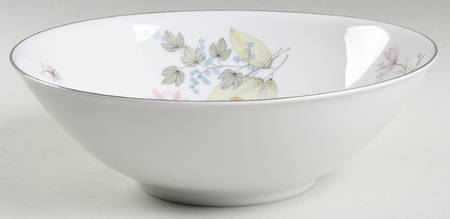 Hermosa (Platinum Trim) 9" Round Vegetable Bowl