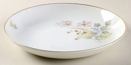 Hermosa (Platinum Trim) Large Coupe Soup Bowl